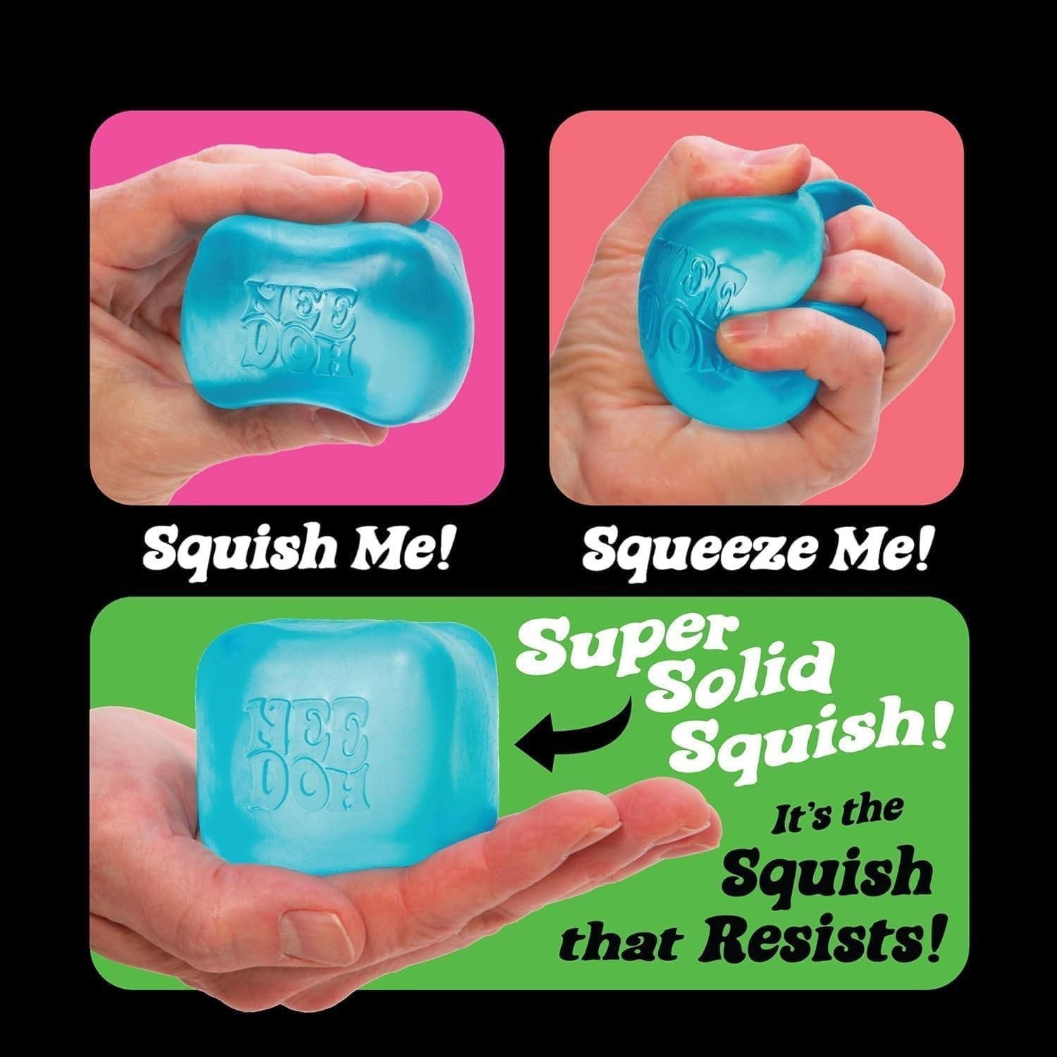 NeeDoh Nice Cube - Solid Squish - 2.25” Cube - Image 5